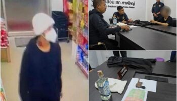 Полиция Хатъяй задержала одиночного грабителя с зажигалкой в магазине-便利店 в течение часа