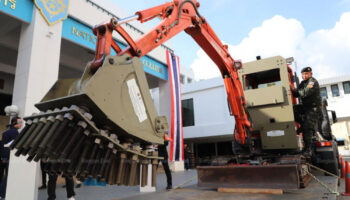 Прототип транспортного средства для ускорения разминирования представлен