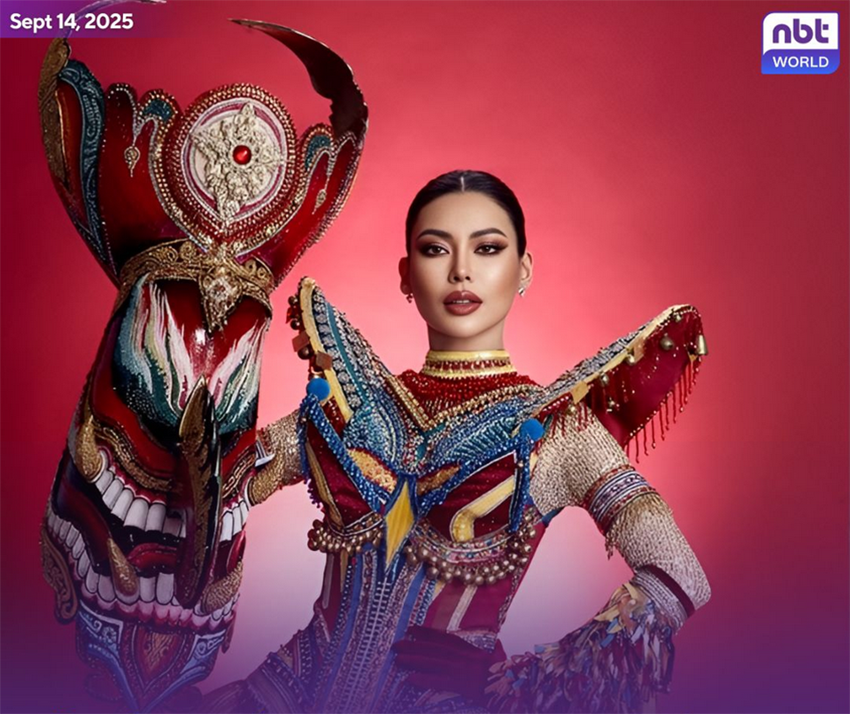 Таиланд представляет национальный костюм 'Phi Ta Khon' для Miss Grand International 2025