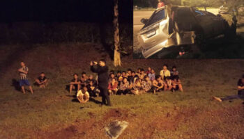 Тайские силы безопасности преследование завершилось тем, что 28 мигрантов выползли из внедорожника