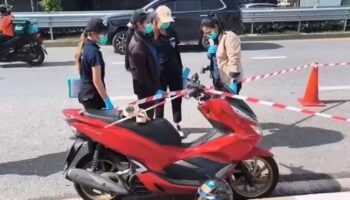 Тайский мотоциклист погиб, уклоняясь от внезапной смены полосы другим райдером