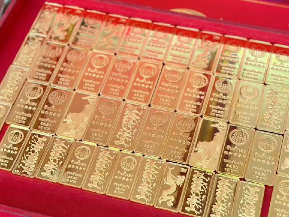 Тайское золото достигло рекорда в 57,300 бат на фоне глобального ралли