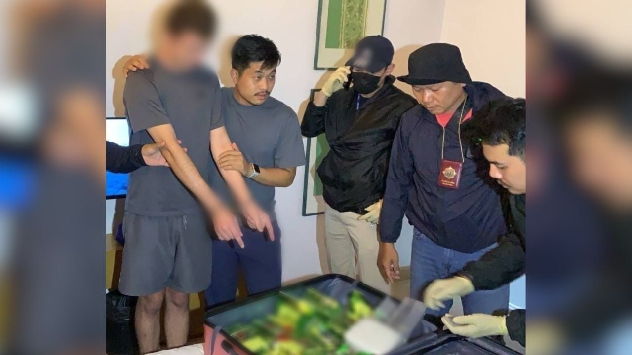 Британец арестован в отеле Бангкока с 1 килограммом метамфетамина кристаллической формы