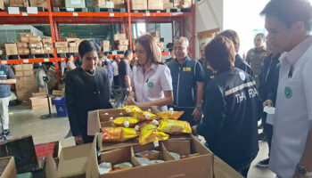 В Бангкоке изъяты незаконные китайские косметические средства и сигареты на миллионы.