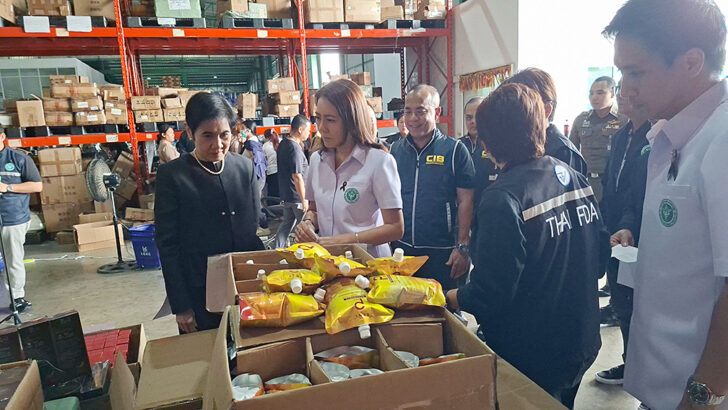 В Бангкоке изъяты незаконные китайские косметические средства и сигареты на миллионы.