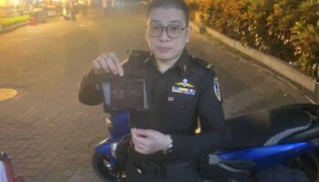 Герои патруля Паттайи вернули потерянный кошелек китайскому туристу