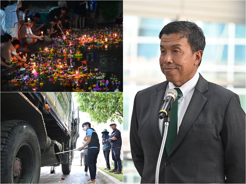 Губернатор Бангкока поручил усилить безопасность на Лой Кратонг и расширить зоны с низкими выбросами перед зимним подъемом PM2.5