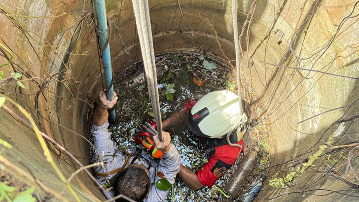Немецкий мужчина спасен после падения в 20-метровый колодец в Чонбури