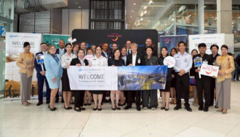 Первый рейс Norse Atlantic Airways из Лондона-Гатвик приземляется в Бангкоке.