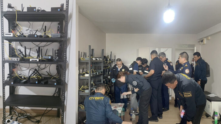 Рейд на кондоминиум в Бангкоке выявил незаконные устройства, связанные с китайским арендатом.