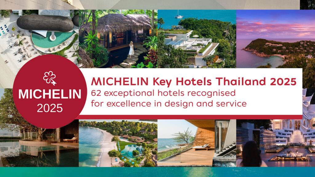 Таиланд отмечает 62 выдающихся отеля в ключевом отборе MICHELIN 2025