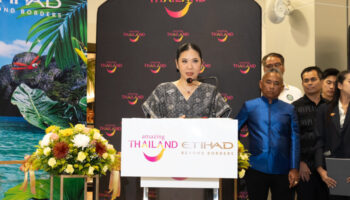 Тайланд приветствует inaugural рейс Etihad Airways прямого сообщения Абу-Даби–Краби