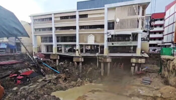 Участок полиции Сам Сен будет снесен после третьего обрушения свай