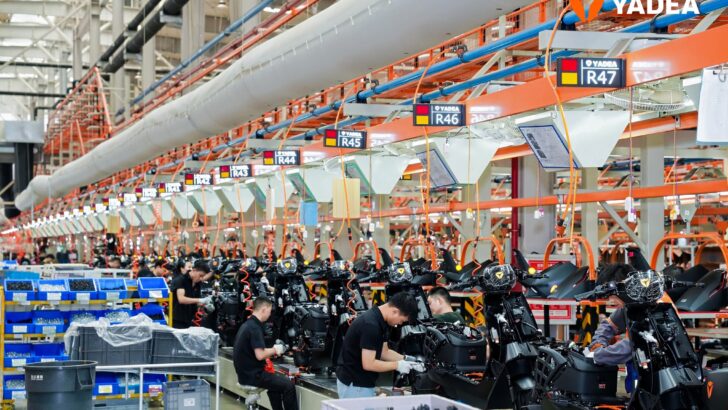 YADEA нацелилась на Таиланд как на центр производства электроциклов в АСЕАН