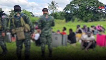 54 иностранных мошенников сбежали от рейдов армии Мьянмы и сдались в Таиланде