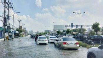 Большой Бангкок 'сталкивается с более высоким риском наводнений'