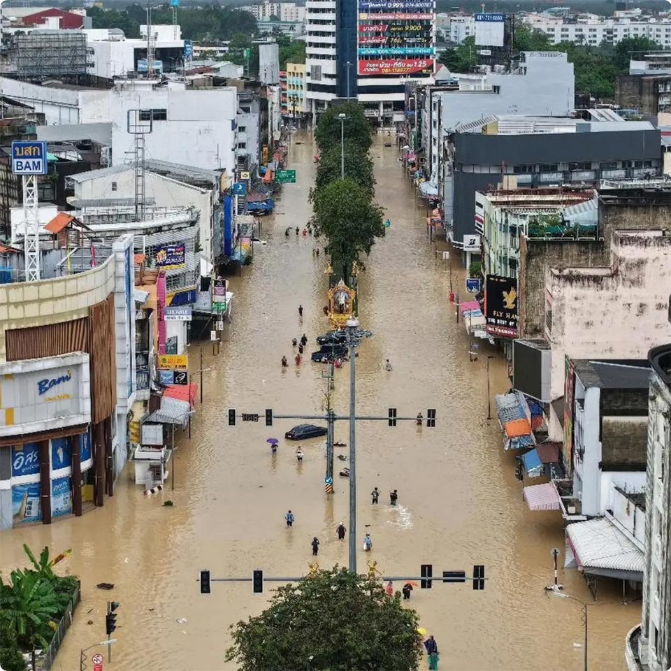 Кризис наводнения в Сонгкхле усугубляется: более 697 000 жителей пострадали, поскольку операции по оказанию помощи усиливаются