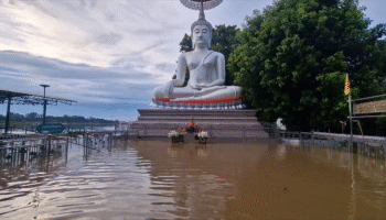 На flood в Центральной Таиланде ожидается улучшение к концу месяца после того, как вода из Сукхотаю пройдет.