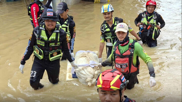 Смертность от наводнения ожидается более 100 в южной части Таиланда