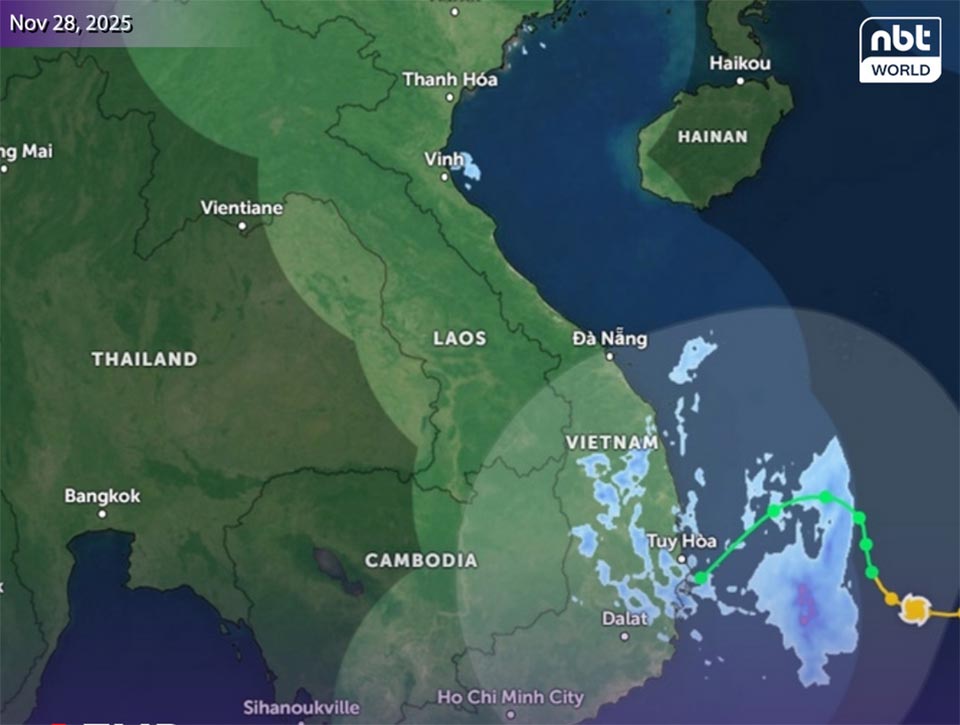 Таиланд готовится к похолоданию, поскольку тайфун Кото ослабевает у берегов