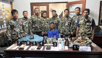 Тайские совместные силы перехватывают незаконных золотых шахтеров в национальном парке Тхонг Пха Пхум