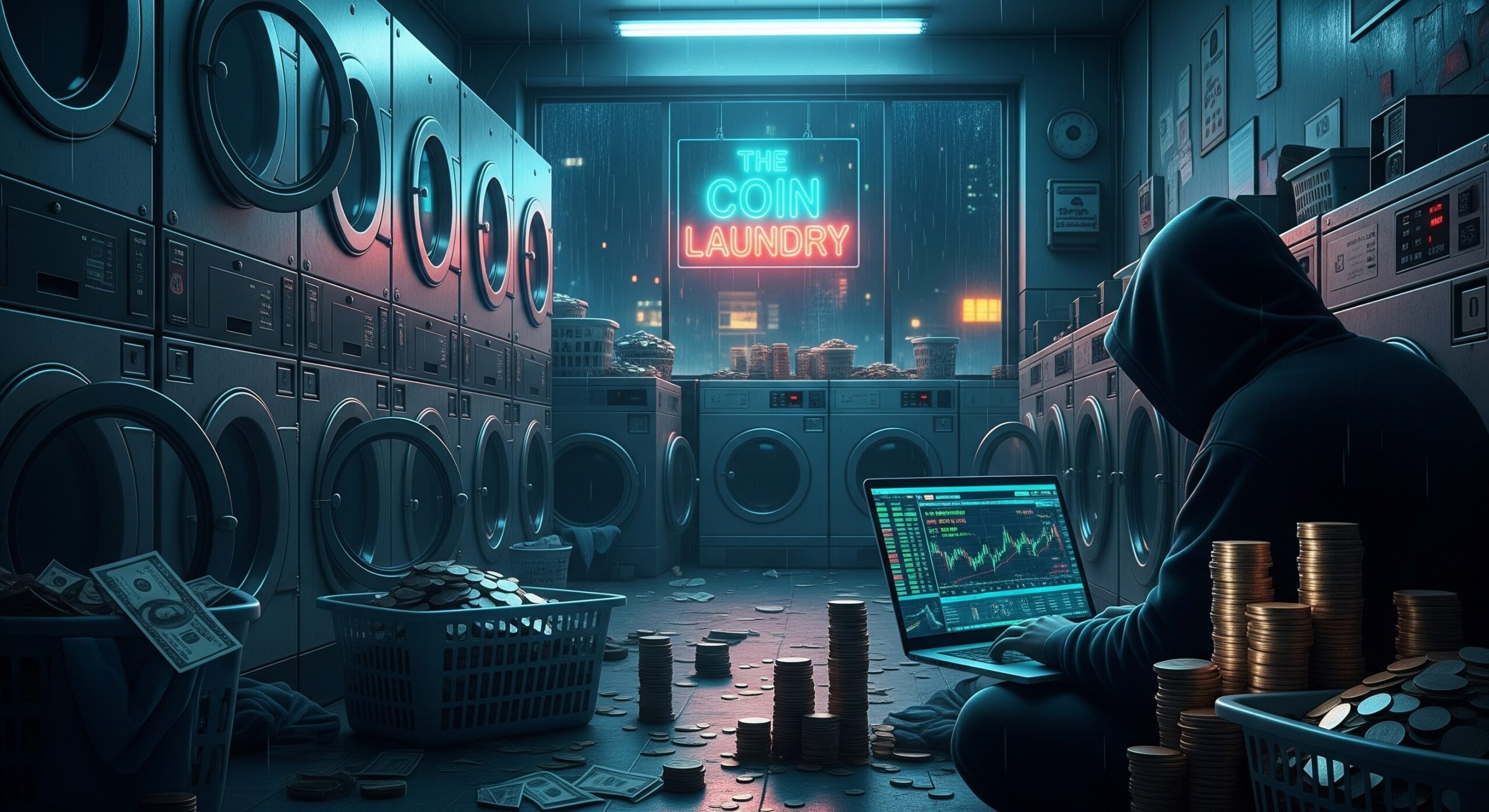 The Coin Laundry: Как криптогиганты переместили миллиарды, связанные с преступлениями и хакерами