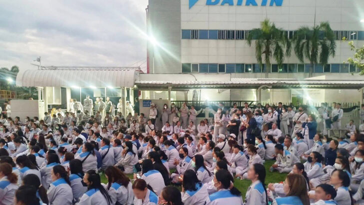 Министерство труда Таиланда вступает в дело, поскольку ликвидация Daikin затрагивает 1500 работников