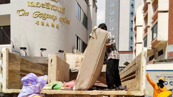 Наводнение уничтожает годовой туристический доход Хатьяй на конец года