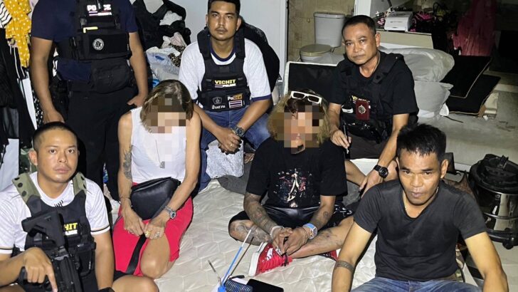 Норвежская женщина и тайский мужчина арестованы в результатеraз обыска виллы на Пхукете.