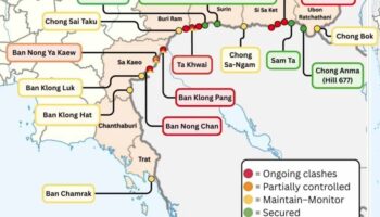 Тайские гражданские районы подвергаются новым ударам Камбоджи, сообщает армия