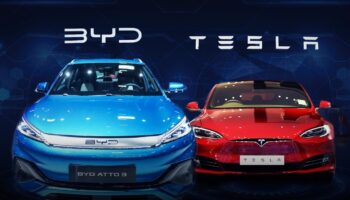 BYD обошел Tesla, став новым лидером в производстве электромобилей