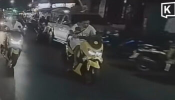 Вирусное видео показывает опасный мотоциклетный трюк туристов в Пхукете