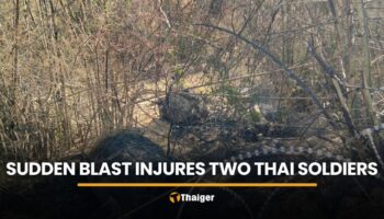 Внезапный взрыв ранил двух тайских солдат недалеко от бывшей зоны конфликта