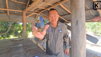 Граната M26 найдена в хижине в Пхаяо, безопасно разряжена