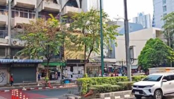 Женщина с ножом нападает на туристов на улице Сукхумвит 5 в Бангкоке, два иностранца получили ранения