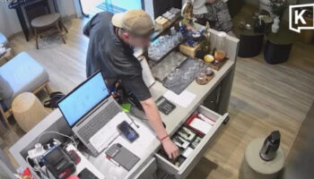 Камеры видеонаблюдения зафиксировали, как немецкий турист крадет деньги в спа-салоне на Пхукете