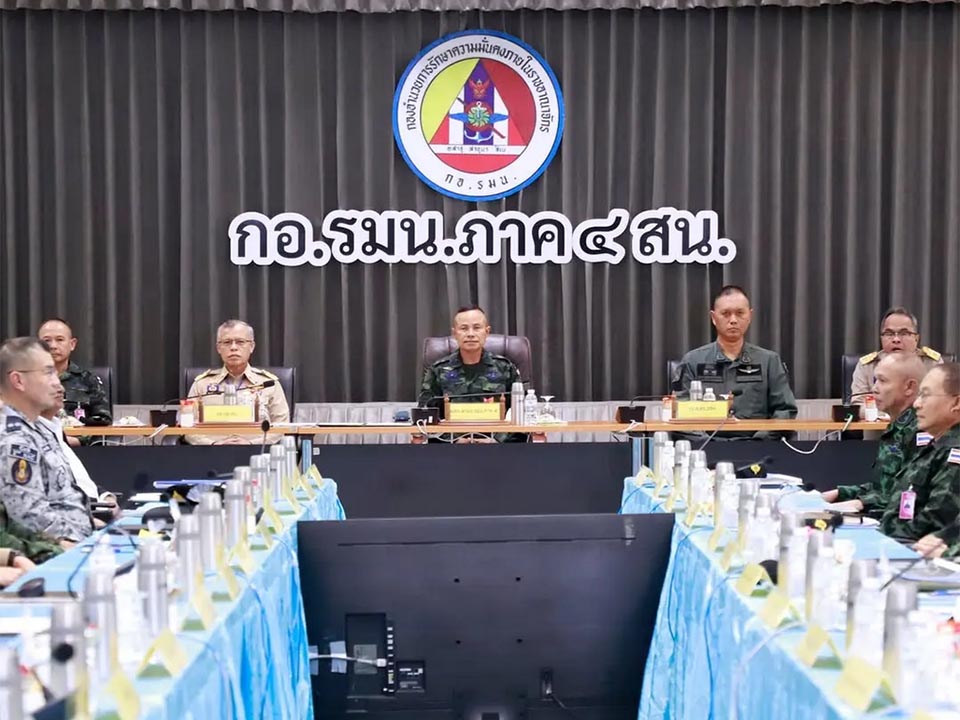 Командующий Четвертой армией подводит итоги операций января, устанавливает приоритеты безопасности и развития в южных пограничных провинциях