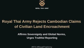 КоролевскаяThai армия отвергла камбоджийские претензии на территориальное вторжение