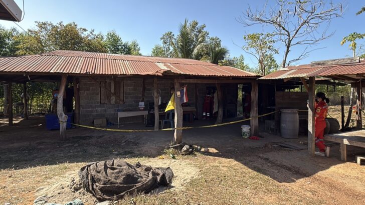 Кровавый сын обезглавливает мать и бросает голову в рисовое поле