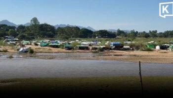 Монголская армия сталкивается с Карен, поврежден дом в Таиланде