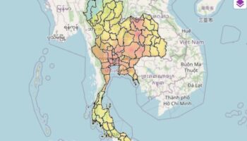 Небезопасные уровни смога в 59 провинциях, красные уровни в Большом Бангкоке