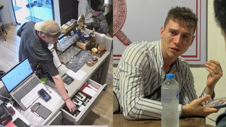 Немецкий мужчина расплакался после ареста за кражу 2,000 бат в спа-салоне на Пхукете