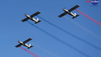 Низко летящие самолеты, большие толпы, пока ВВС Тайланда готовят спектакль ко Дню детей в Бангкоке