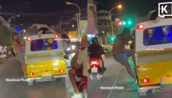 Поздноночный трюк на тук-туке от туристов вызывает опасения по поводу безопасности