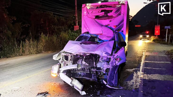 Предупреждение о пересечении дикой природы выдано для двух дорог рядом с Као Яй