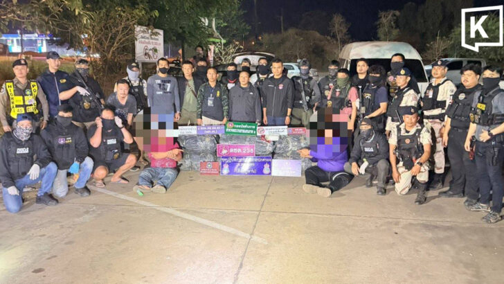 Таиландские силы захватили 300 кг кристаллического мета, арестовали двоих