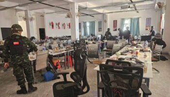 Тайские силы раскрили масштабный мошеннический хаб на границе Чонг Чом–О Смач