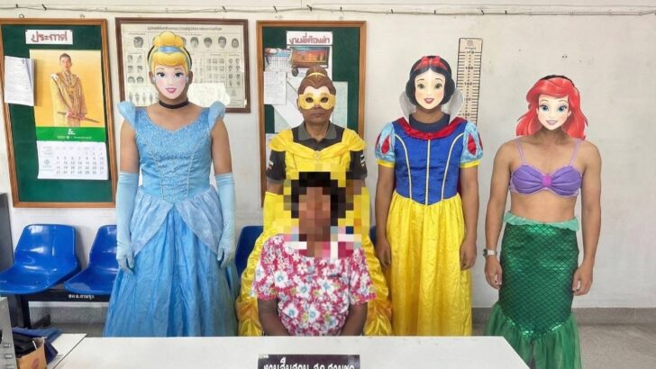 One Piece и принцессы Диснея: тайская полиция превращает обновления о преступности в вирусные хиты