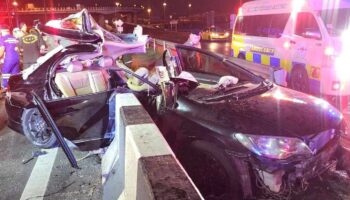 Беременная женщина среди трех погибших в результате аварии на шоссе в Бангкоке