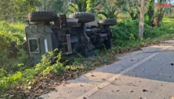 Взрывная атака на обочине дороги ранит тайского солдата во время патрулирования в Яле